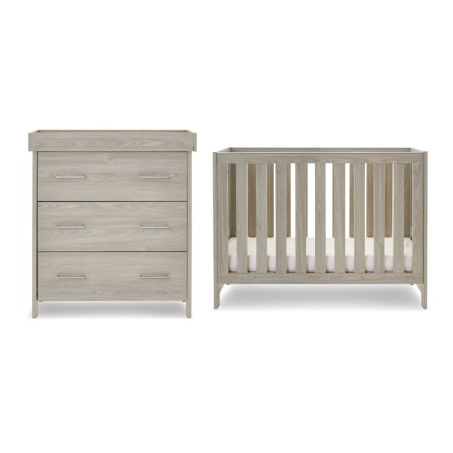 Nika Grey Mini 2 Piece Room Set - Obaby