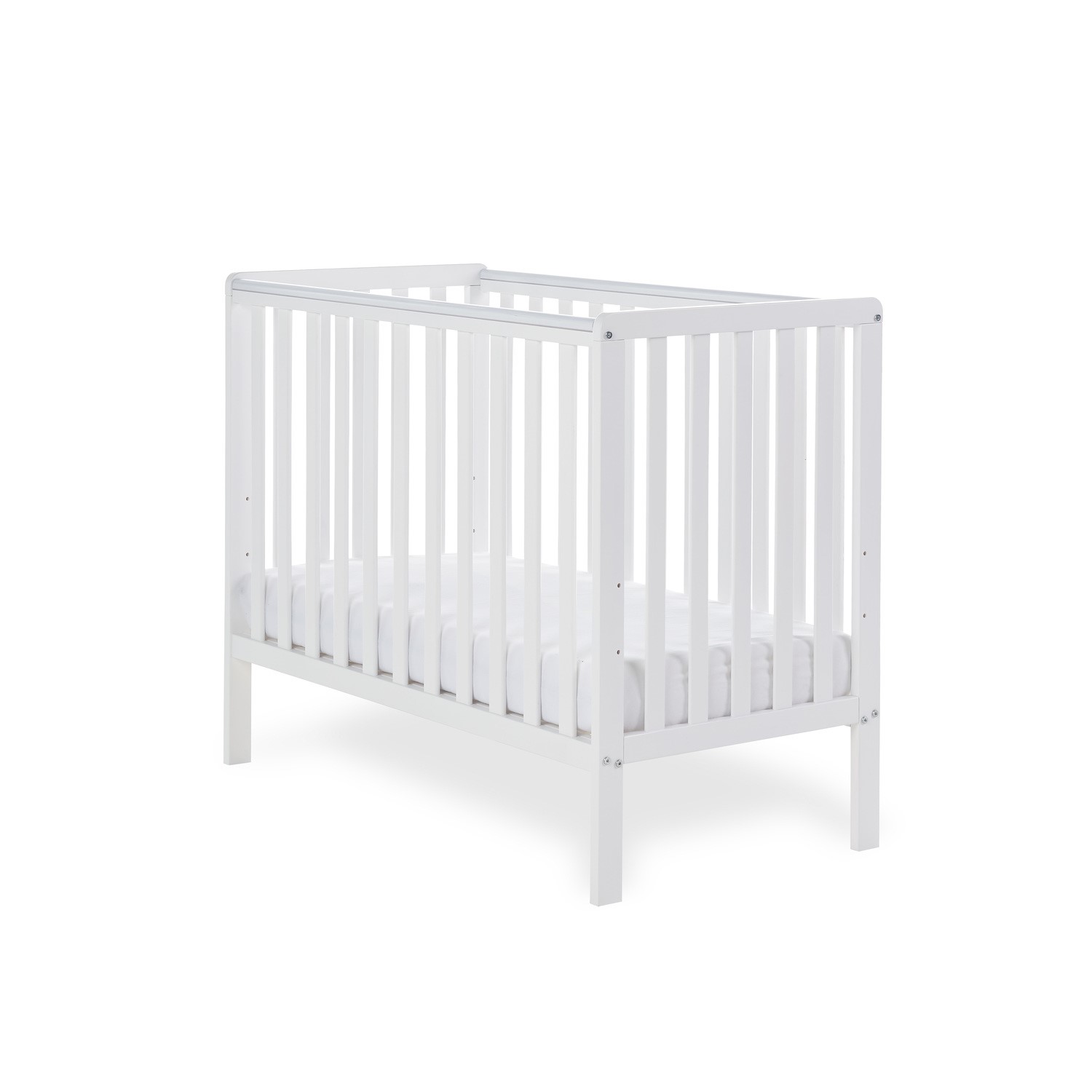 Photo of Bantam white space saver cot with teething rail - obaby