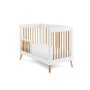 White Two Tone Mini Cot Bed - Maya - Obaby