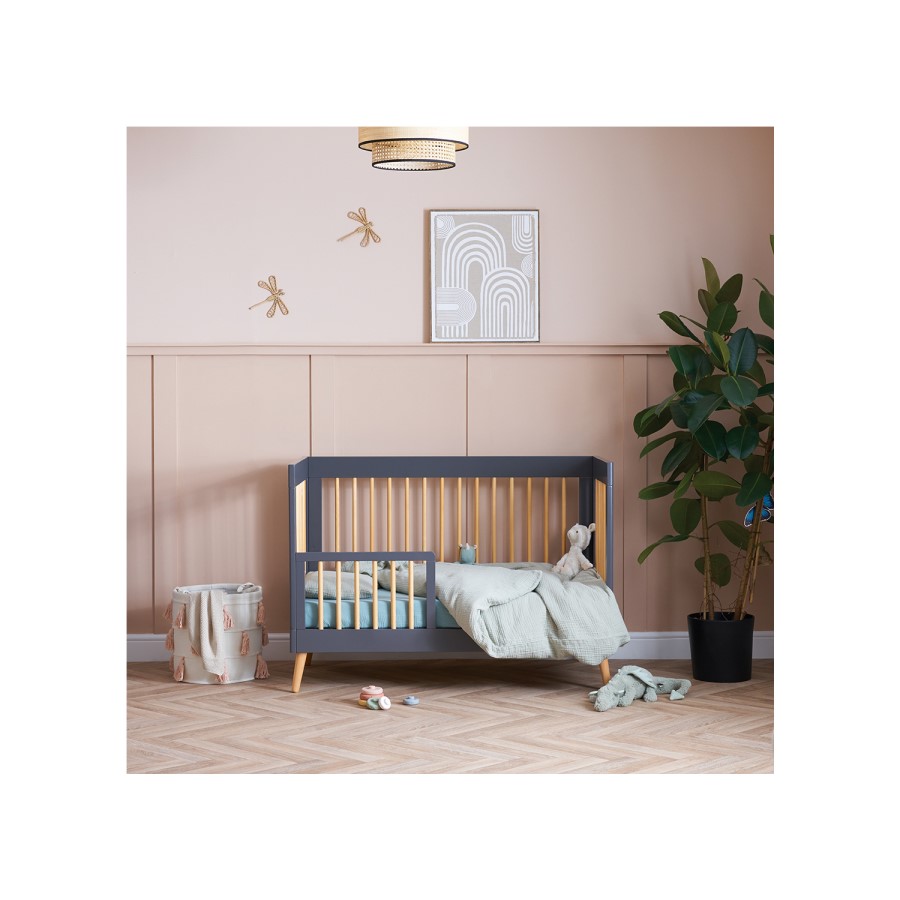 Maya Mini 3 Piece Room Set in Slate with Natural - Obaby