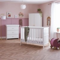 Evie Mini 3 Piece Room Set in White - Obaby