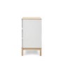 White Mini 2 Piece Nursery Furniture Set - Cot Bed and Changing Table - Astrid - Obaby