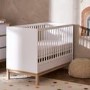 Astrid Mini Cot Bed in White - Obaby