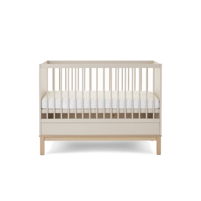 Satin Mini 2 Piece Nursery Furniture Set - Cot Bed and Changing Table - Astrid - Obaby