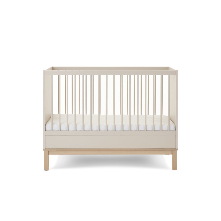 Satin Mini Two Tone Cot Bed - Astrid - Obaby