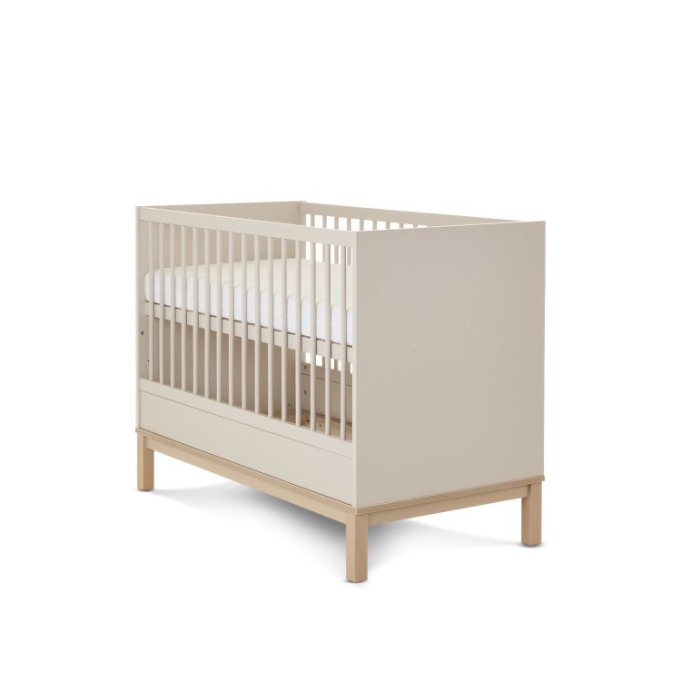 Satin Mini Two Tone Cot Bed - Astrid - Obaby