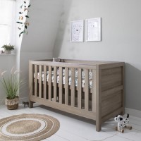 Tutti Bambini Modena Oak 3 in 1 Adjustable Cot Bed 