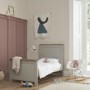Tutti Bambini Verona Cot Bed in Dove Grey and Oak