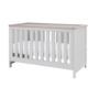 Tutti Bambini Verona Cot Bed in Dove Grey and Oak