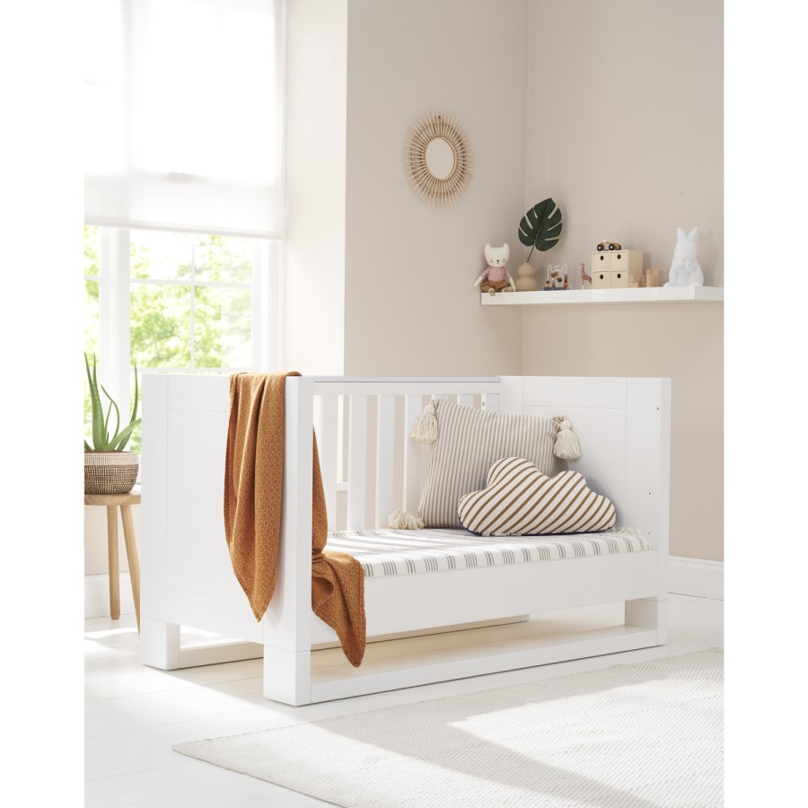 Tutti Bambini Rimini Cot Bed - High Gloss White