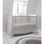 Tutti Bambini Roma Grey Sleigh Cot Bed with Drawer 