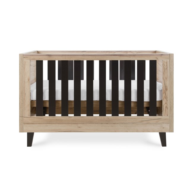 Tutti Bambini Como Cot Bed - Distressed Oak / Slate Grey