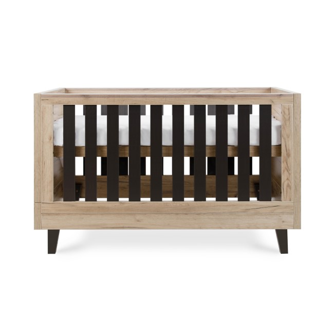 Tutti Bambini Como Cot Bed - Distressed Oak / Slate Grey