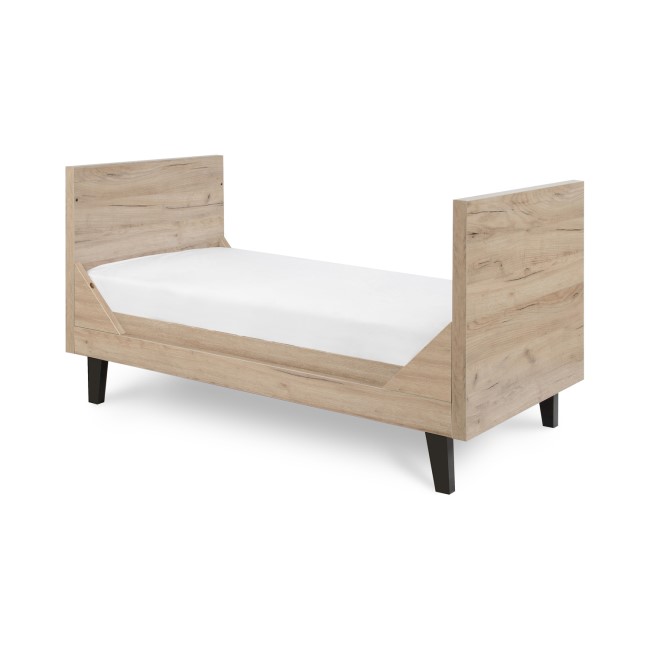 Tutti Bambini Como Cot Bed - Distressed Oak / Slate Grey