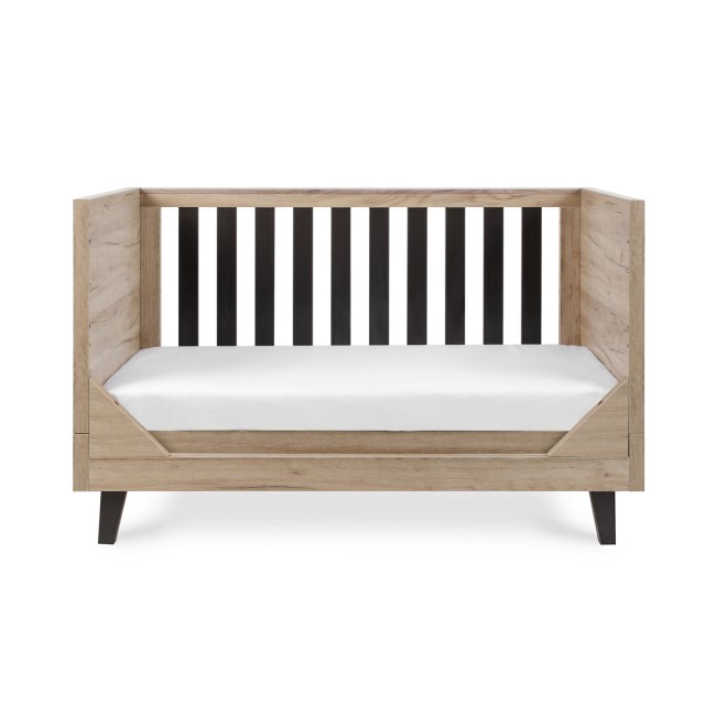 Tutti Bambini Como Cot Bed - Distressed Oak / Slate Grey