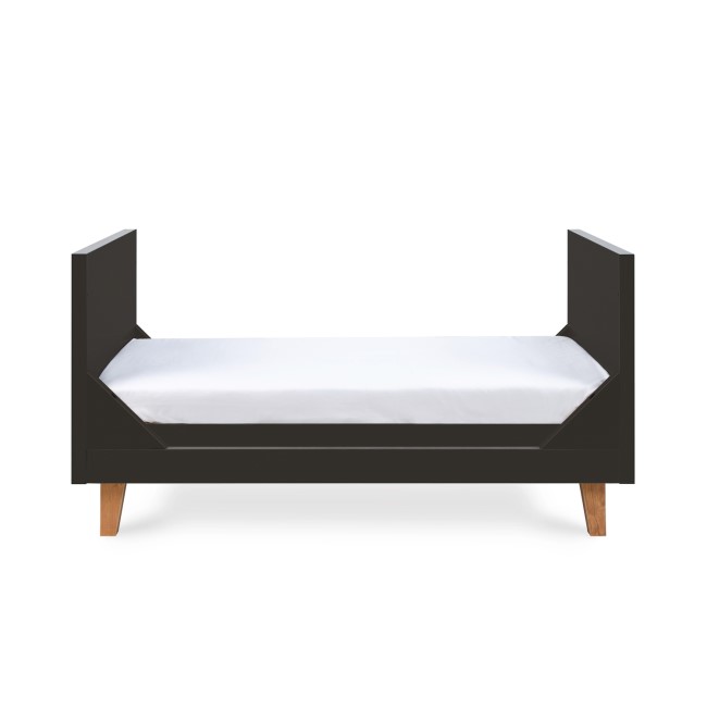 Tutti Bambini Como Cot Bed - Slate Grey / Rosewood