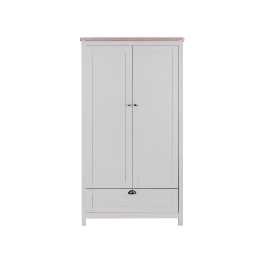 Tutti Bambini Verona Wardrobe in Dove Grey and Oak