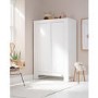Tutti Bambini Rimini Wardrobe - High Gloss White