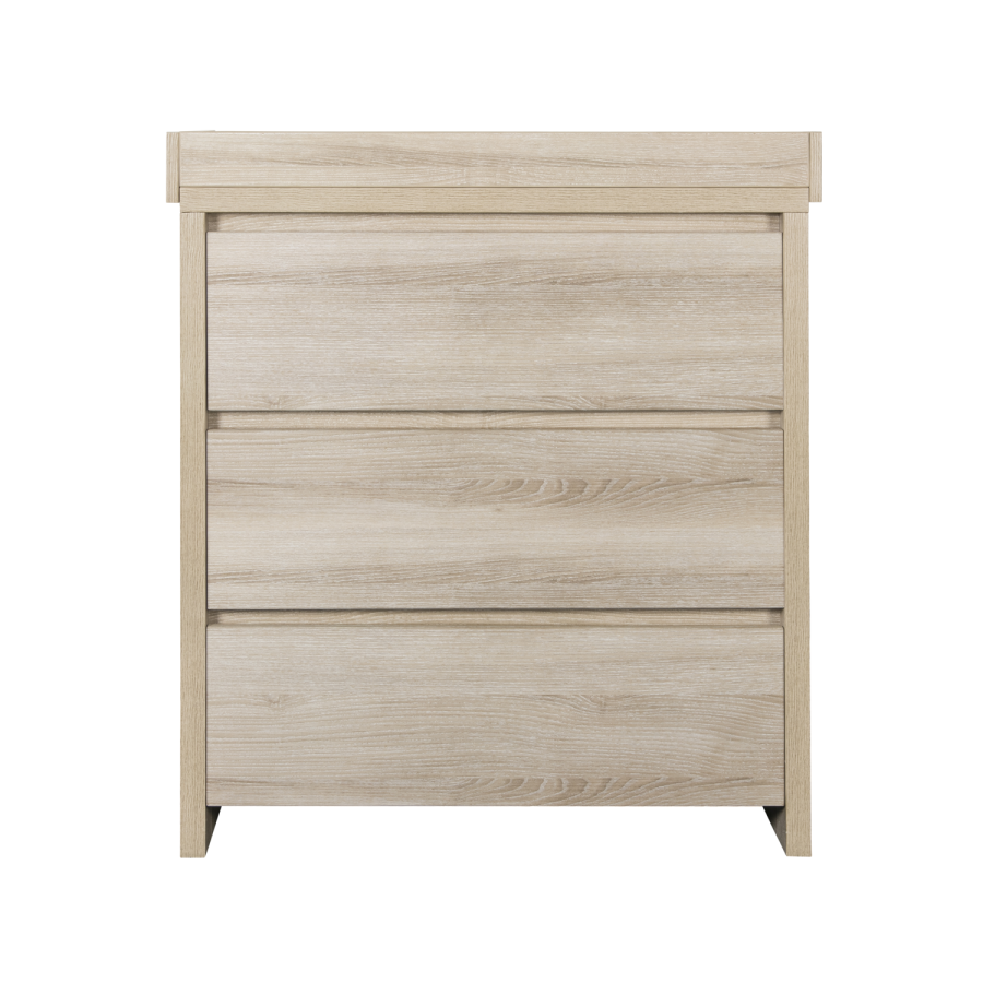 Changing Table with Drawers in Oak - Modena - Tutti Bambini