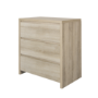 Changing Table with Drawers in Oak - Modena - Tutti Bambini