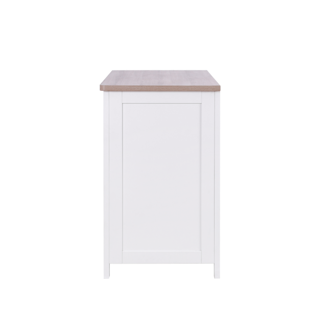 Changing Table with Drawers in White and Oak - Verona - Tutti Bambini