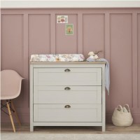 Tutti Bambini Verona Changing Unit in Dove Grey and Oak