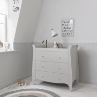 Tutti Bambini Roma Grey Changing Unit with 3 Drawers 