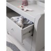 Tutti Bambini Roma Grey Changing Table with 3 Drawers
