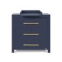 Changing Table with Drawers in Navy Blue - Tivoli - Tutti Bambini