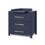 Changing Table with Drawers in Navy Blue - Tivoli - Tutti Bambini