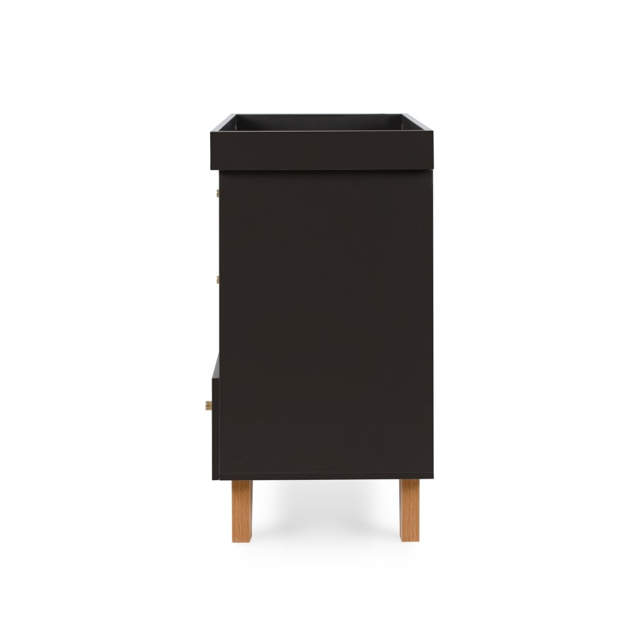 Tutti Bambini Como Chest Changer - Slate Grey / Rosewood