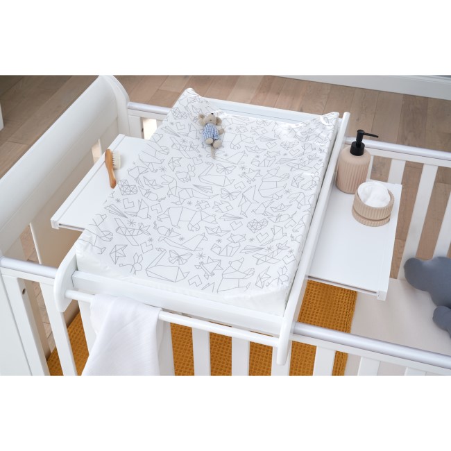 Universal Cot Top Changer in White - Tutti Bambini