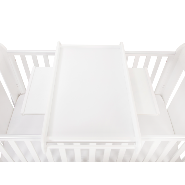 Universal Cot Top Changer in White - Tutti Bambini