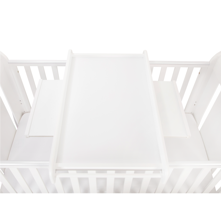 Universal Cot Top Changer in White - Tutti Bambini