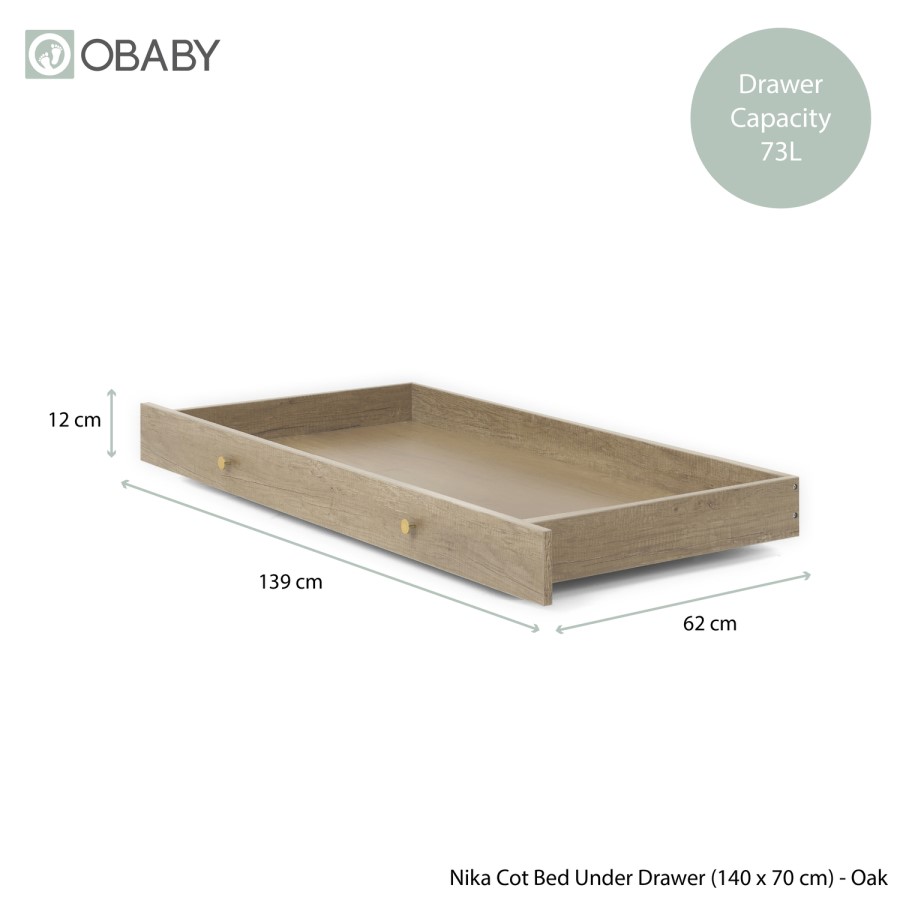 Nika Oak Two Piece Room Set - Obaby