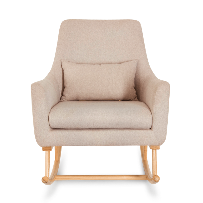 Beige Rocking Nursery Chair - Oscar - Tutti Bambini