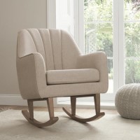 Beige Rocking Nursery Chair - Noah - Tutti Bambini Beige Rocking Nursery Chair - Noah - Tutti Bambini
