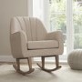 Beige Rocking Nursery Chair - Noah - Tutti Bambini