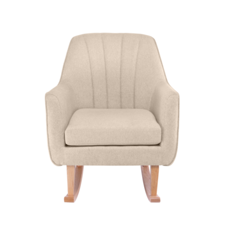 Beige Rocking Nursery Chair - Noah - Tutti Bambini