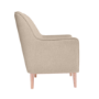 Beige Rocking Nursery Chair - Noah - Tutti Bambini