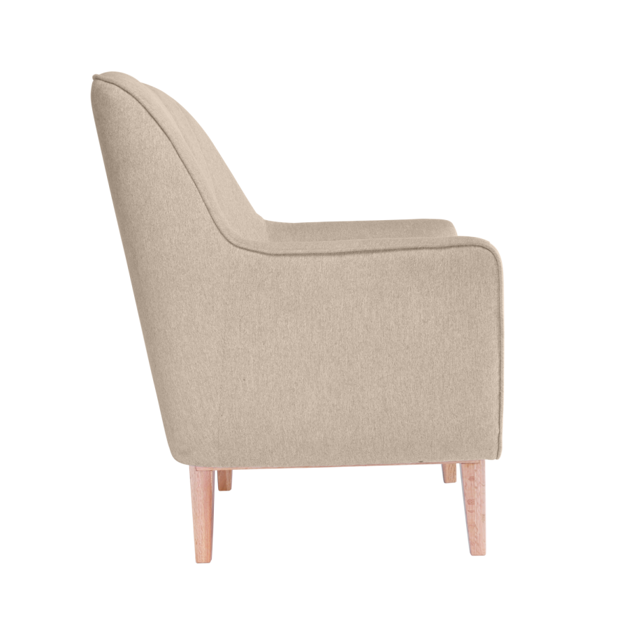 Beige Rocking Nursery Chair - Noah - Tutti Bambini