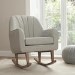 Grey Rocking Nursery Chair - Noah - Tutti Bambini