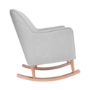 Grey Rocking Nursery Chair - Noah - Tutti Bambini