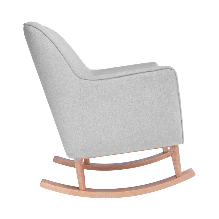 Grey Rocking Nursery Chair - Noah - Tutti Bambini