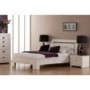 GRADE A3 - World Furniture Bari High Gloss White 1 Drawer Bedside Table