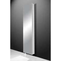 GRADE A3 - Germania White Rotating Cabinet - 10 Pairs