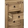 GRADE A2 -  Seconique Original Corona Pine 5 Drawer Chest