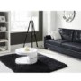 GRADE A1 -Tiffany High Gloss White Round Rotating Top Coffee Table