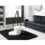 GRADE A1 -Tiffany High Gloss White Round Rotating Top Coffee Table