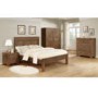 GRADE A2 - Light cosmetic damage - Vineyard Dark Oak Super King Bed Frame 